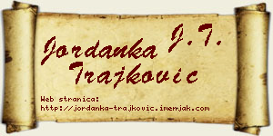 Jordanka Trajković vizit kartica